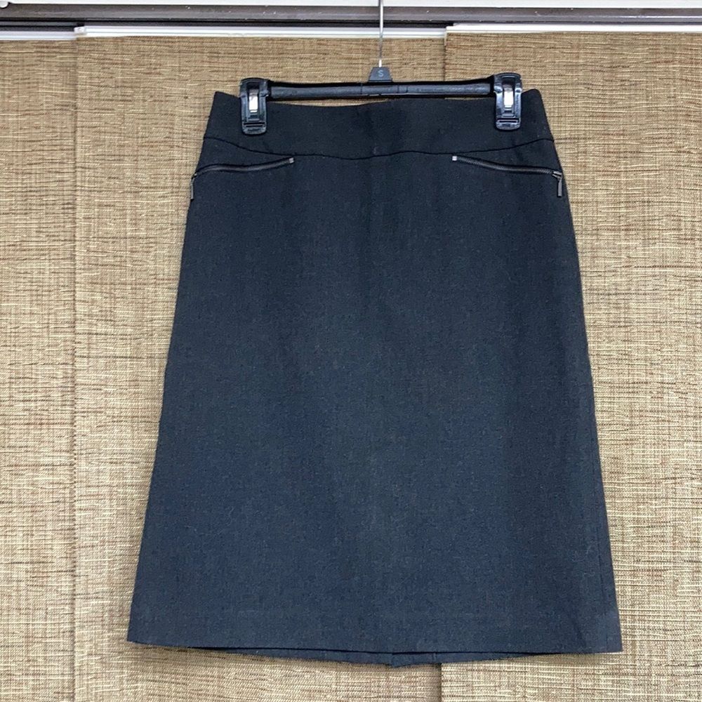Ann Taylor dark grey pencil skirt